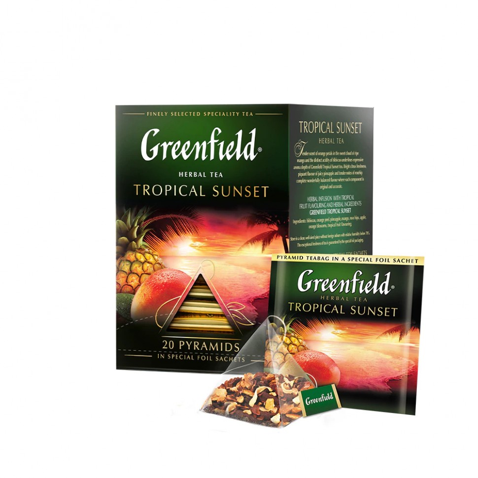 té tropical atardecer negro 20 pirámides