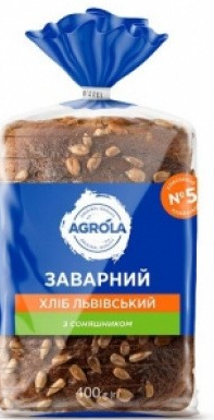 Pão Agrola fermentado com sementes LVOVSKY 450 g