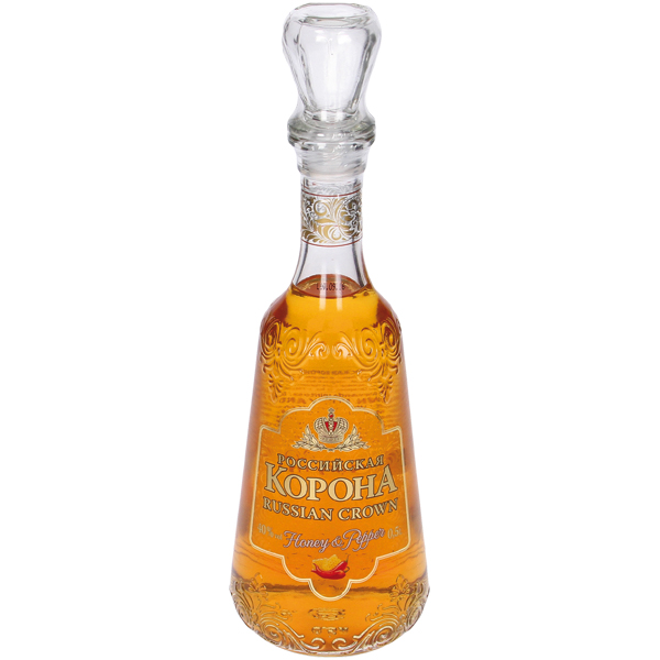 Infusão "coroa russa em mel e pimenta" 40%, 500 ml