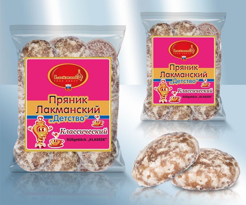 Пряники "Lackmann" классические  Детство, 400 г