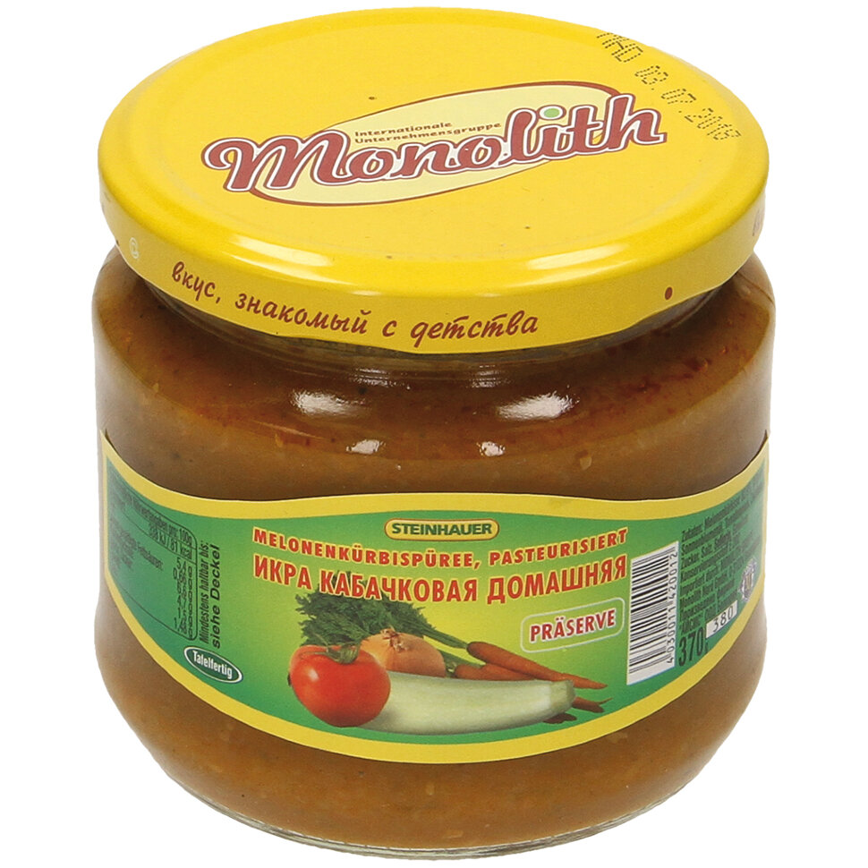 Икра кабачковая домашняя, 370 г