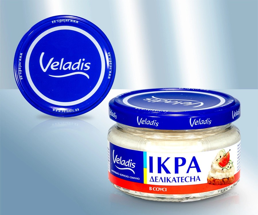 Caviar de capelim em molho, iguaria 160g