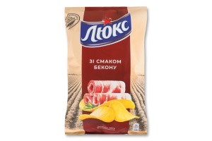 Papas fritas Lux con tocino, 133 g
