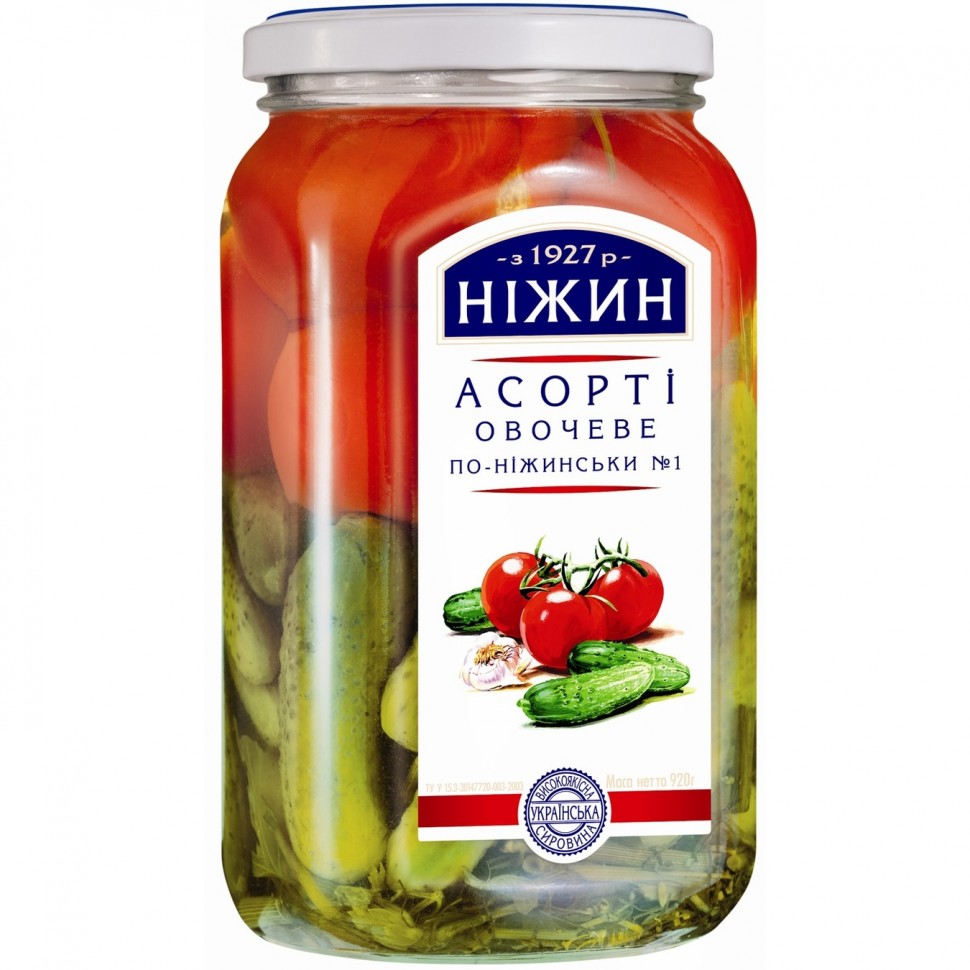 Ассорти овощное "По-Нежински", 920 г