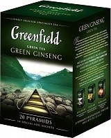 Чай зеленый Green Ginseng 20 пирамидок