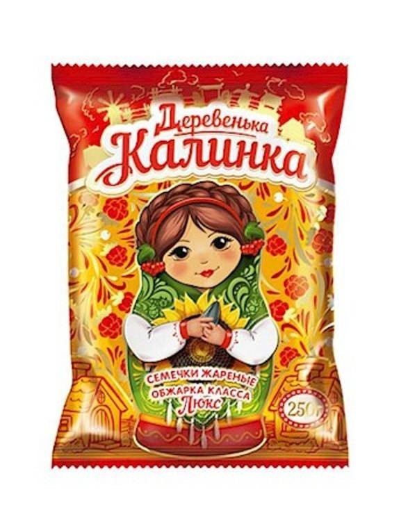 Насіння смажені обсмажування класу люкс 250 г