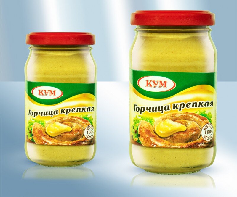 Горчица "Крепкая", 210 г