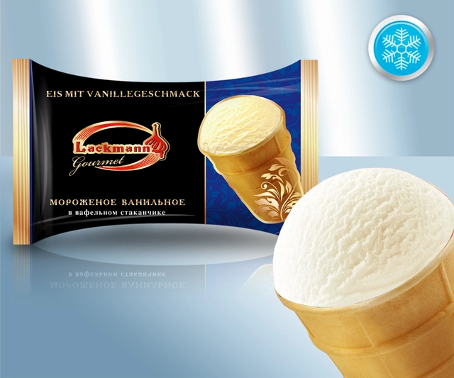 Helado de vainilla Lackmann 80g