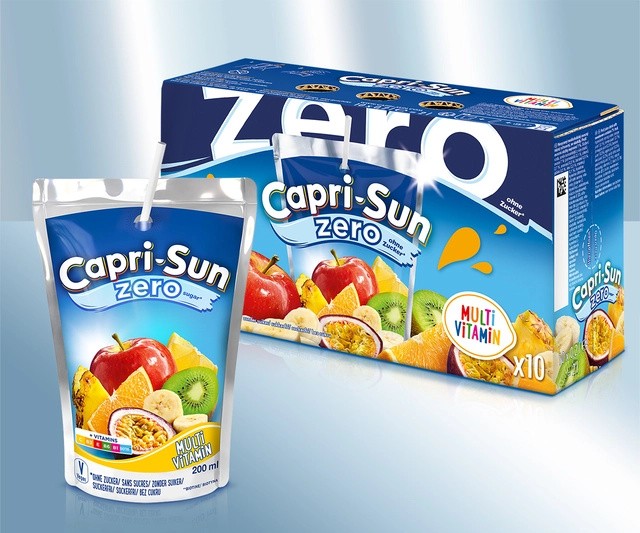 Refresco Capri-Sun multivitamínico sin azúcar, 200 ml