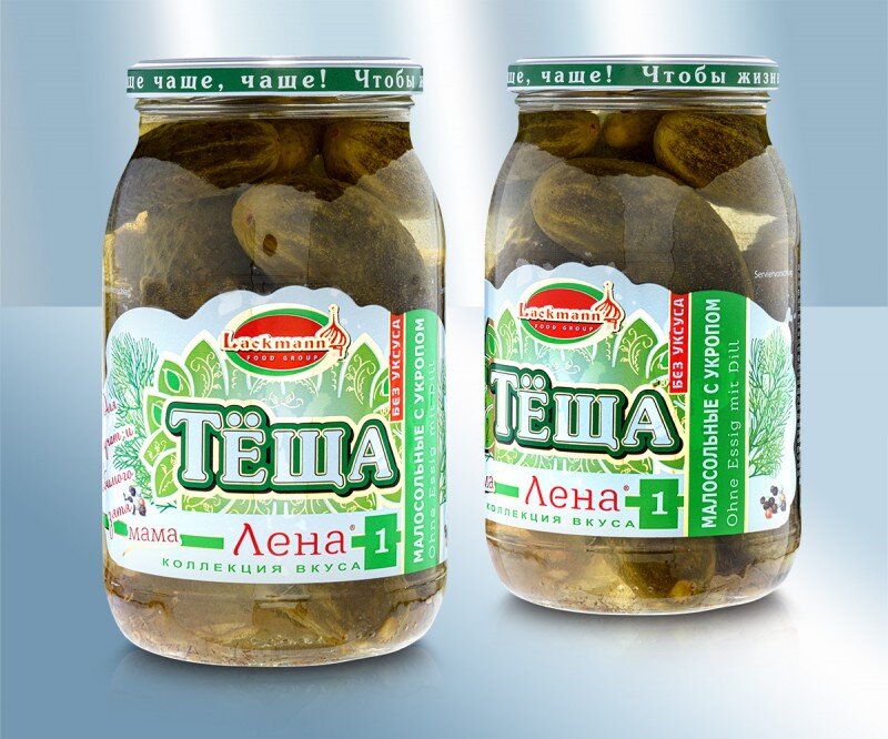 Огурцы "Поля" с чесноком без уксуса, 880 г