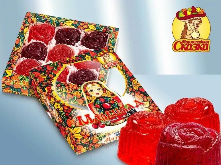 Мармелад желейный "Матрешка - Ягодка", 300 г