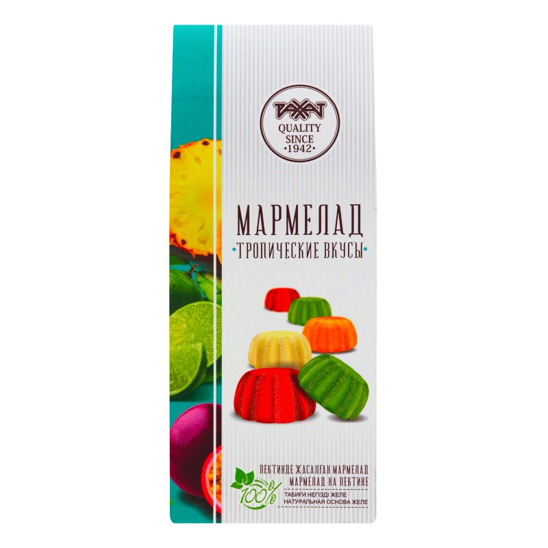 Мармелад Рахат тропические вкусы 250 г