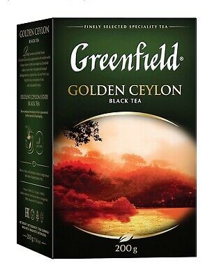 Te negro de hojas sueltas "Greenfield" Golden Ceylon, 200 g