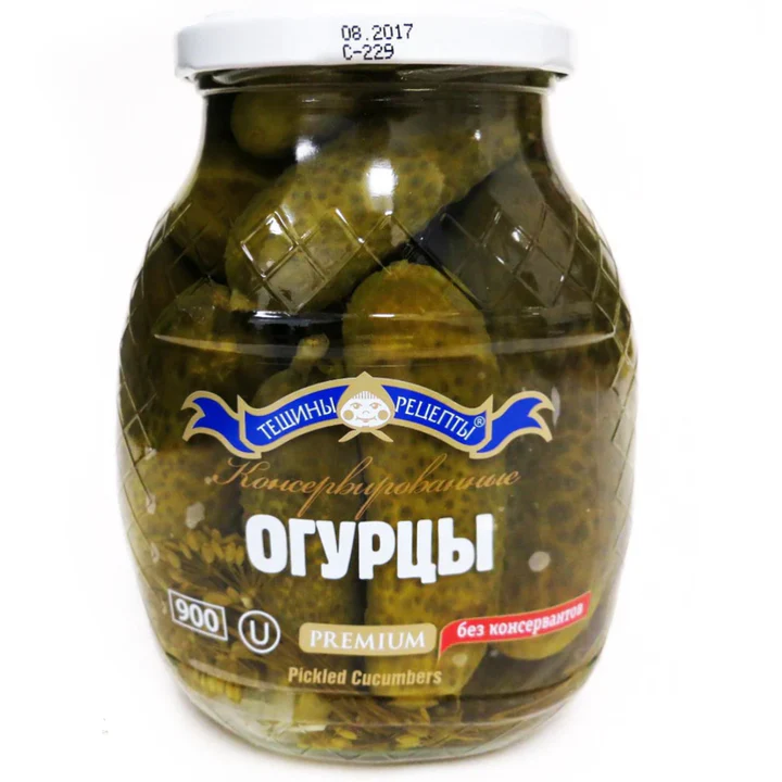 Pepinos levemente salgados Premium 900g Receitas da sogra