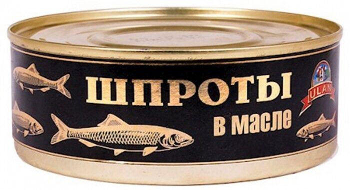 ШПРОТЫ В МАСЛЕ "Улан" 240 г
