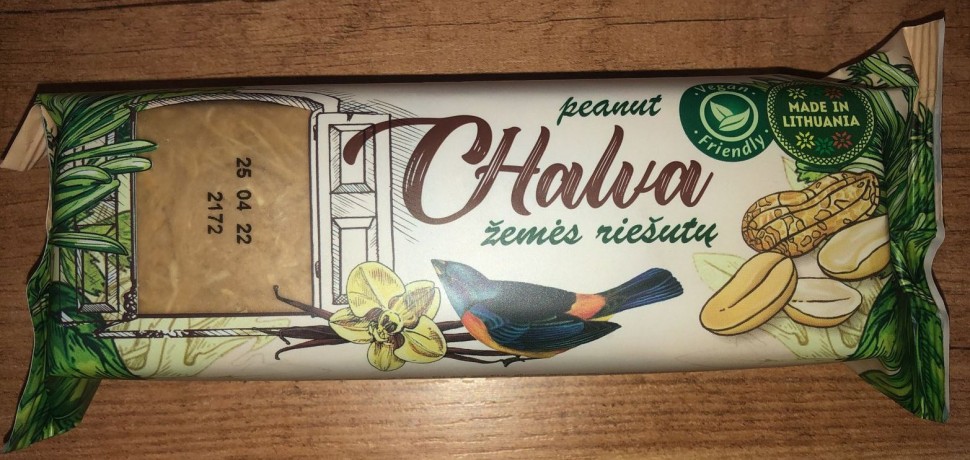 Turron "Halva"con cacahuetes (Granex, 300g/18)