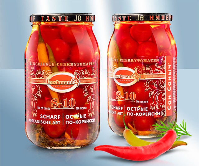 Tomates cherry S-10, picantes, estilo coreano, 880ml