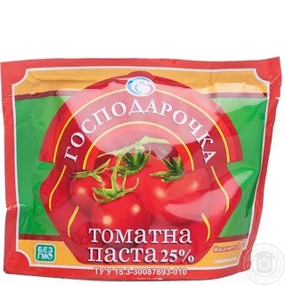 Томатная паста 25% Господарочка 70 гр
