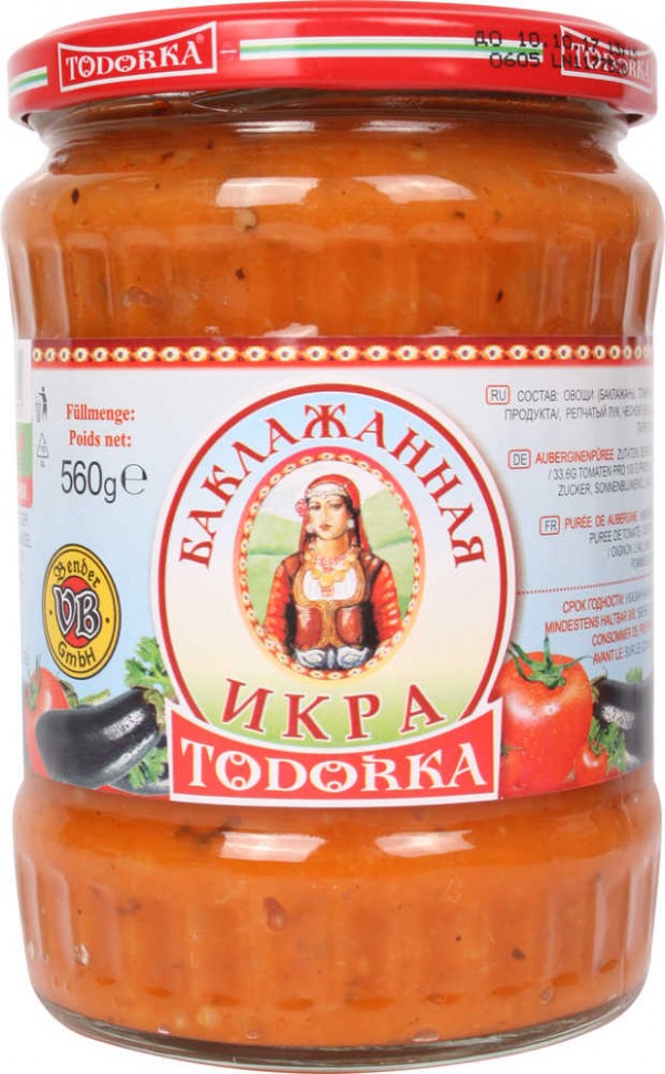 . Pasta de berenjenas "Todorka", 540 g