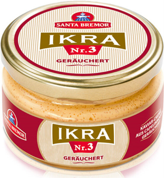 Caviar "capelan N3" y arenque ahumado", 180 g