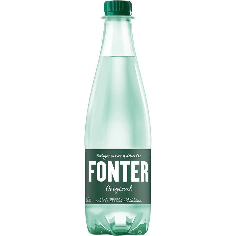 Agua mineral con gas Fonter Original 0,5l