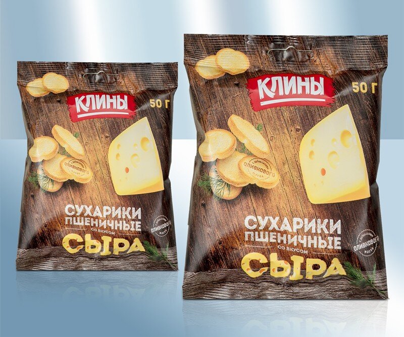 Сухарики пшеничні з оливковою олією, 50 г
