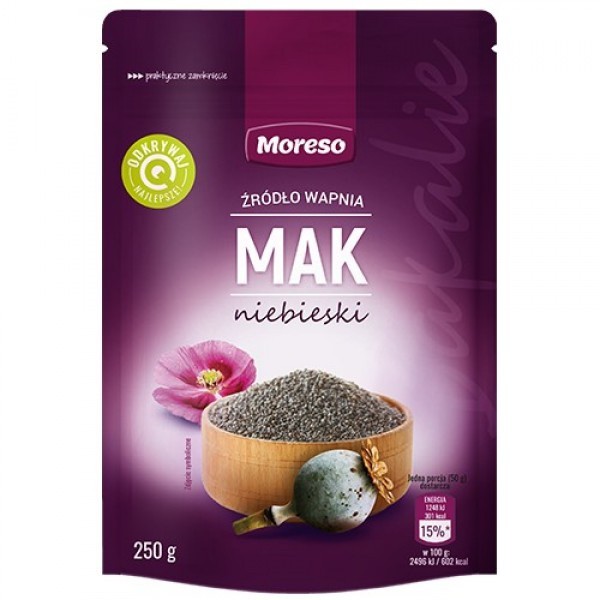 Семена мака "Moreso", 250гp
