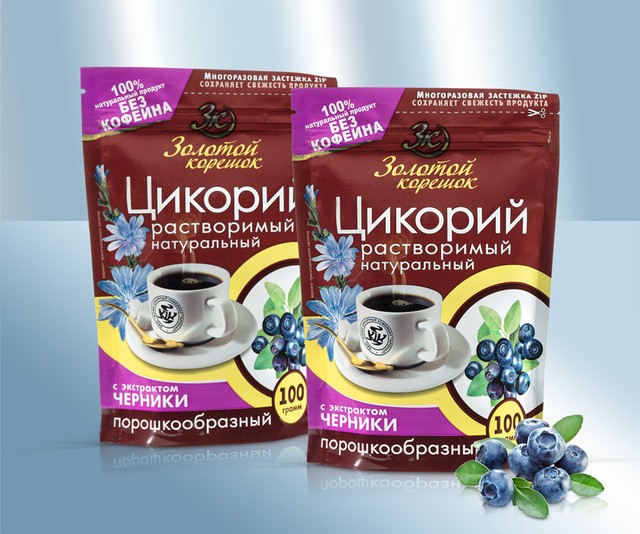 Цикорий растворимый с экстрактом черники 100г