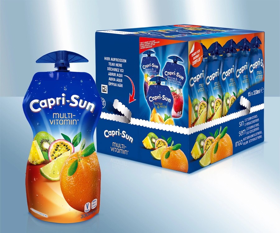 Bebida "Capri-Sun", multivitamina, 330ml