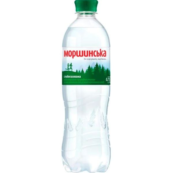 Вода минеральная Моршинська слабогазированная 0,75 л