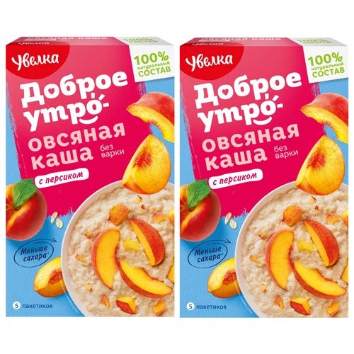Каша овсяная Увелка с персиком 40 г