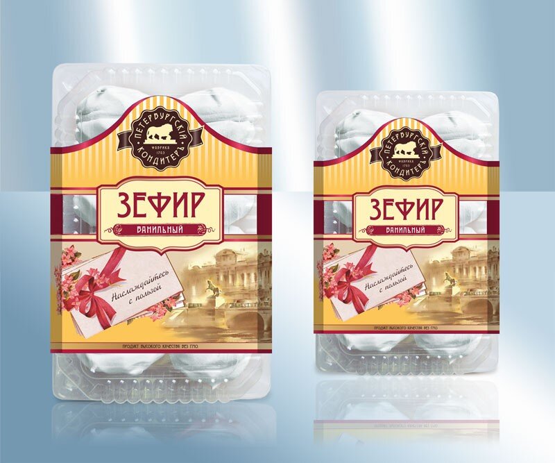Зефир ванильный "Петербургский", 420 г