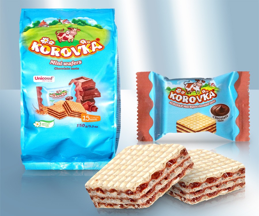 Wafers com recheio de cacau 150g