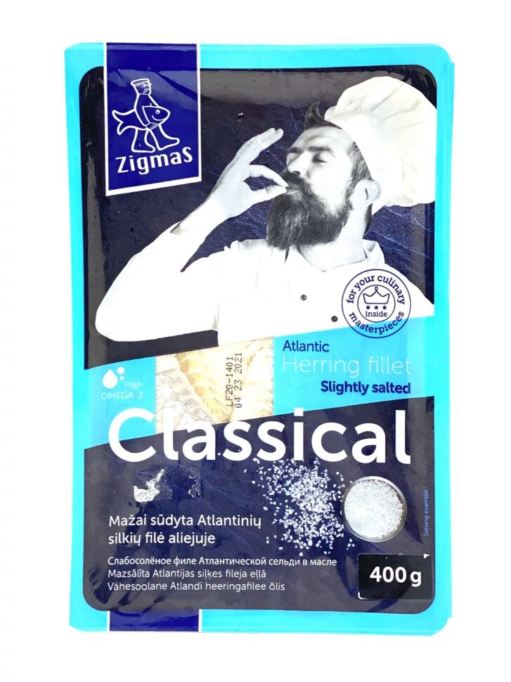 Филе сельди "Классическая", 400 г