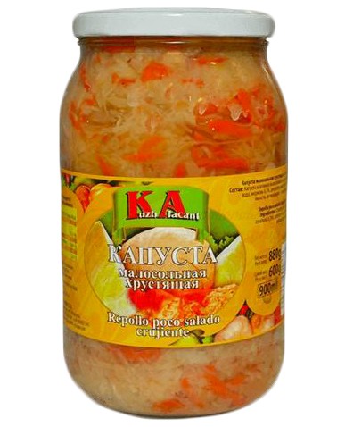 Капуста малосольная хрустящая, 880 г
