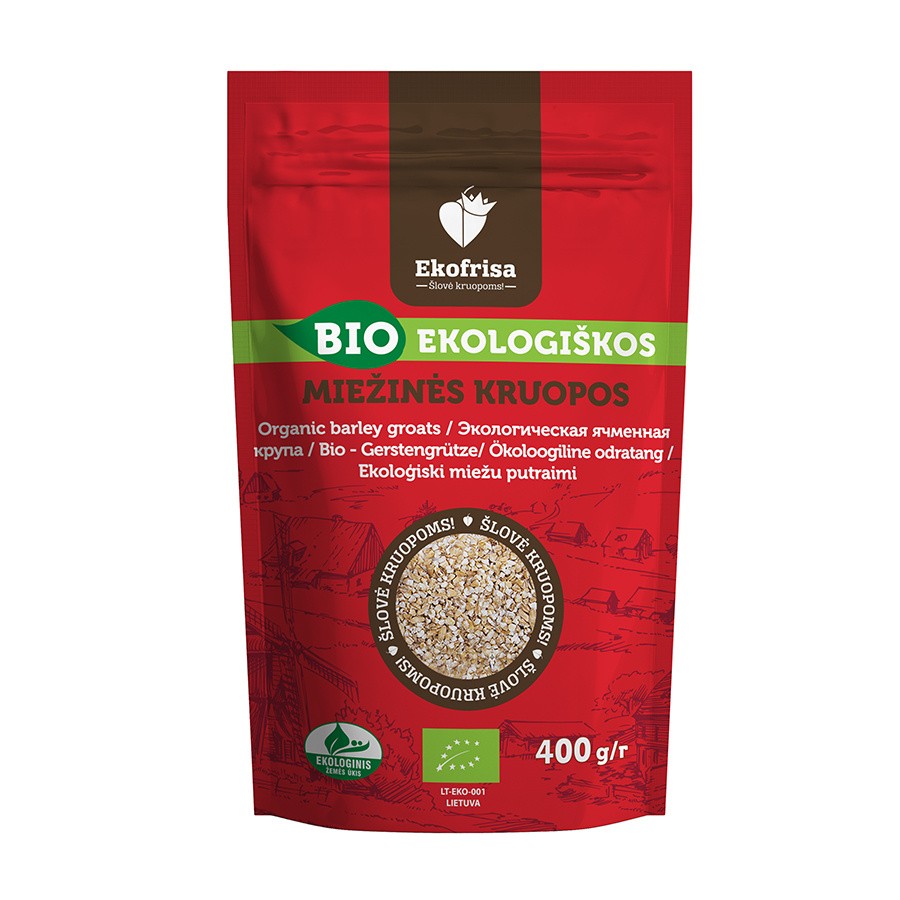 Granos de cebada ecológicos, 400g