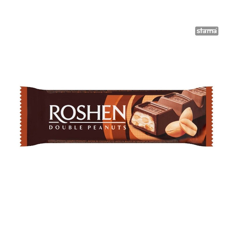 Шоколадный батончик DOUBLE PANUTS 29г ROSHEN