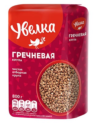 Крупа гречневая "Увелка", 800 г