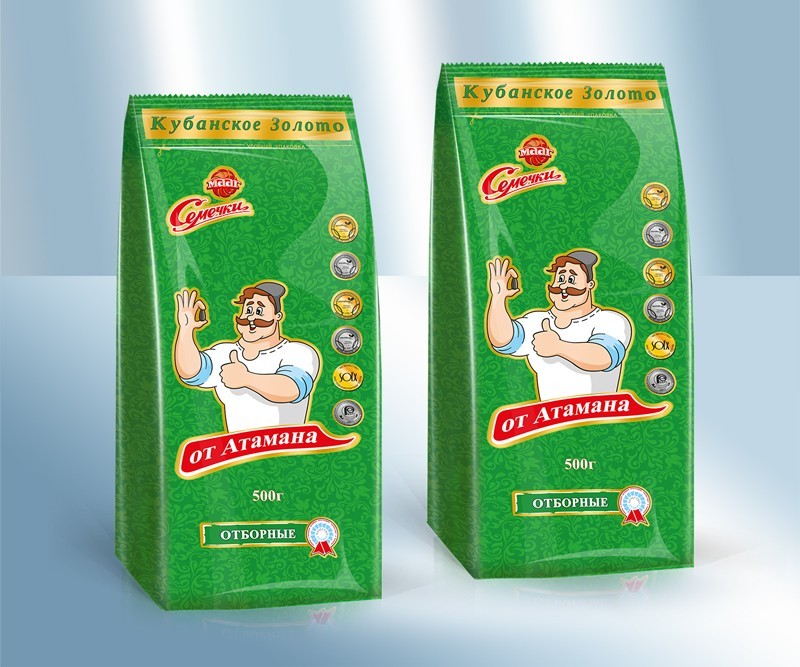 Semillas de girasol tostadas al estilo ruso, 500 g