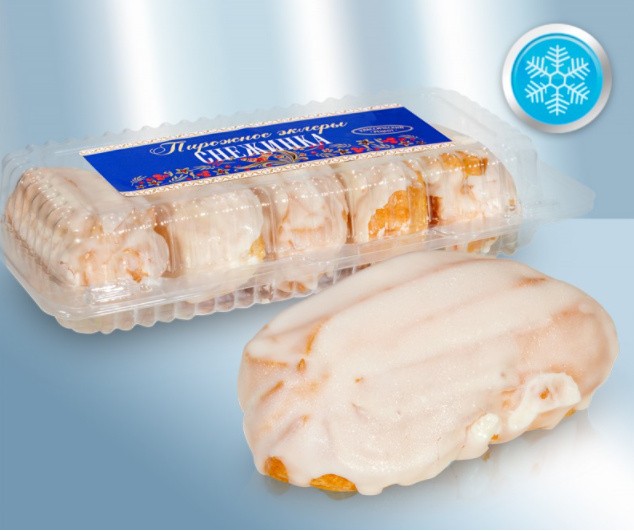 Pastel de eclairs con crema proteica 150 g