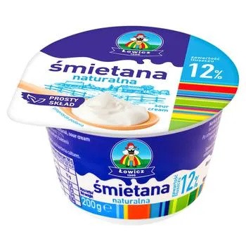 Lowicz 1906 crema agria 12% 200g