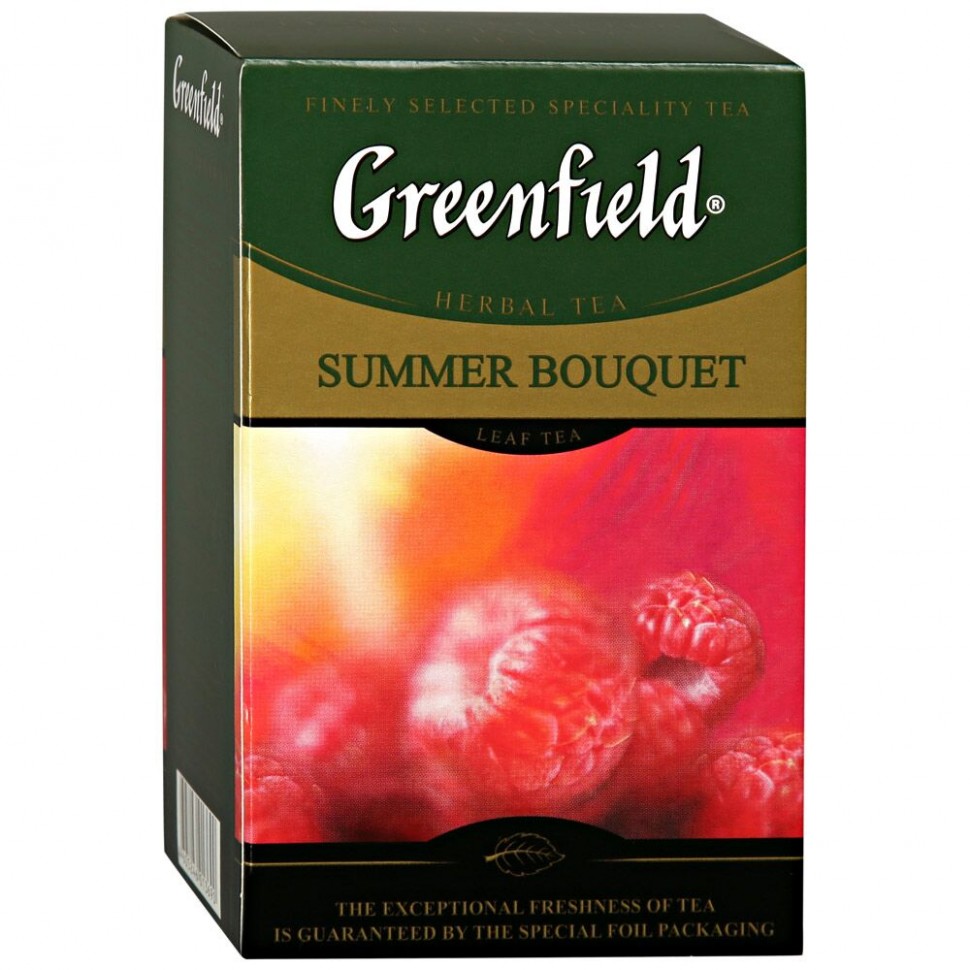 Чай Greenfield Summer Bouquet черный, 100 г