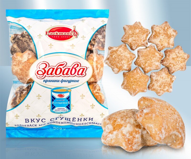 Пряник цветочек со вкусом сгущённого молока, 360 г