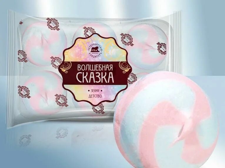 Зефір "Дитинство" смаком бабл гам, 300 г