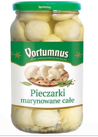 Champiñones enteros marinados VORTUMNUS 720 g