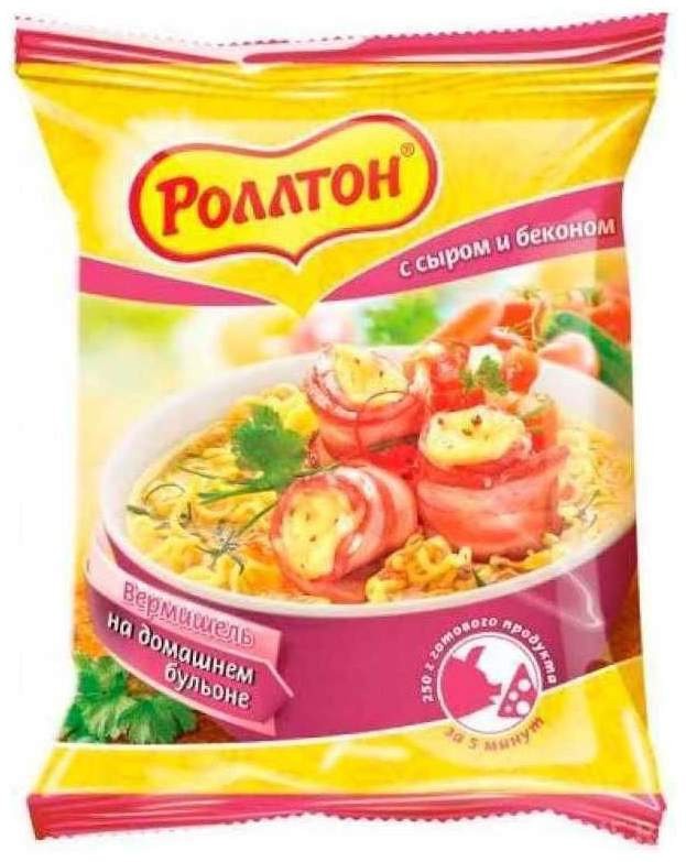 Aletria "Rollton" Com queijo e bacon 60g