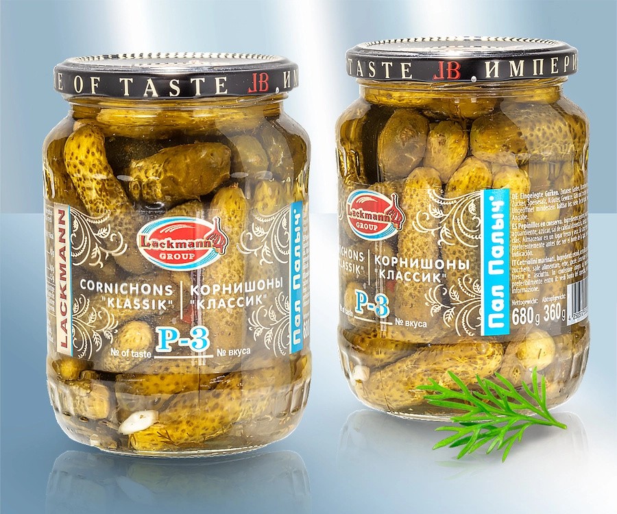Pepinillos P-3 "Clásicos", 360g