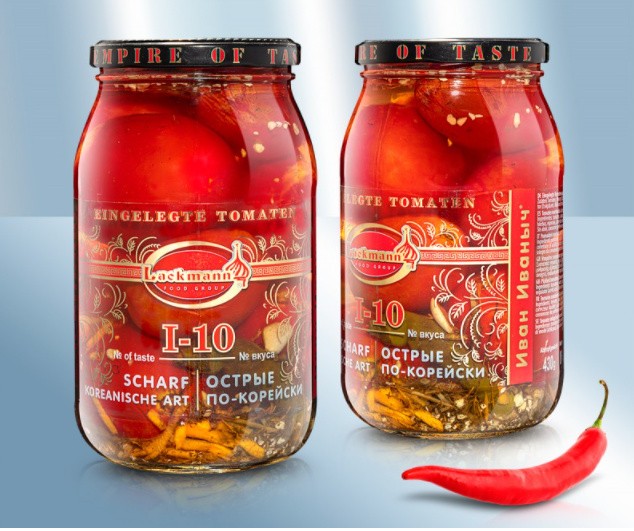 Tomates I-10, estilo coreano picante, 880ml, (peso neto 430g)