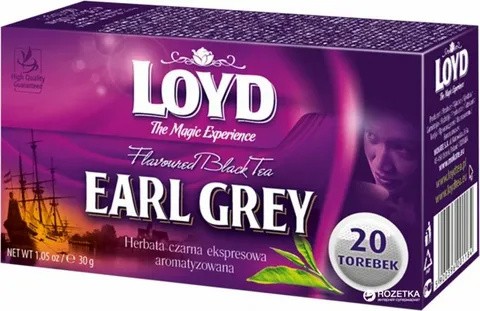Chá Loyd 20 unid. Earl Grey