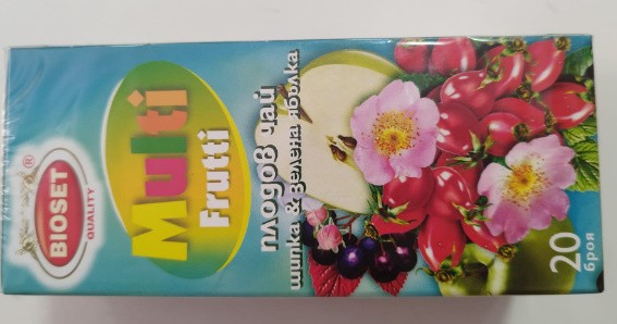 Chá de frutas MULTI FRUTTI em saquinhos